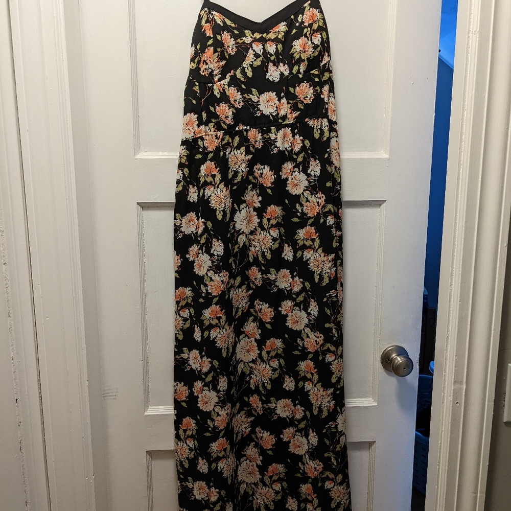 Chiffon maxi dress